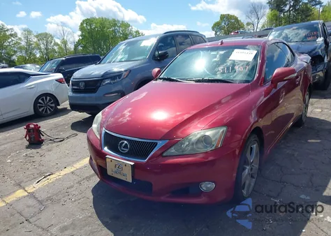 2010 Lexus Is 250C from USA, damaged, VIN JTHFF2C29A2511907